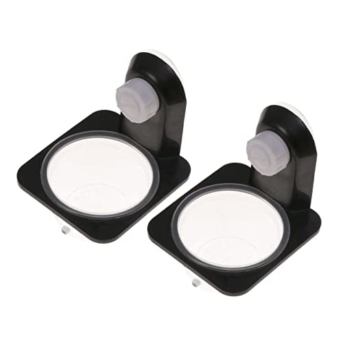 BESPORTBLE 5pcs Reptile Food Water Bowl for Tortoise Lizards Pet Bowls Suction Cup Reptile Feeder Easy to Clean - size: Size 3