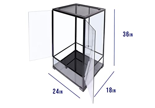 Carolina Custom Cages, 24Lx18Wx36H Tall Medium Terrarium; Easy Assembly - size: 24Lx18Wx36H