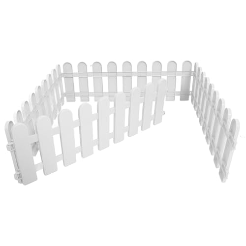 Hemobllo 4pcs Portable Tortoise Enclosure Fence Outdoor Plastic Pet Barrier for Animals Rabbits Reptiles Easy Assembly Exercise Pen Safe Play Area