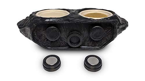 Pangea Ultimate Gecko Ledge - Magnetic Feeder for Crested Geckos | 8.5" x 4.75" x 2.25" Magnetic Gecko Feeder Ledge, Holds 1.5oz Feeding Cups