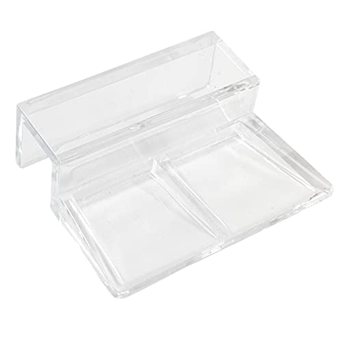 8 Pack Aquarium Lid Clips DIY Aquarium Lid Holder Clear Acrylic Fish Tank Support 12MM Aquarium Glass Holder(12MM) - size: 12MM