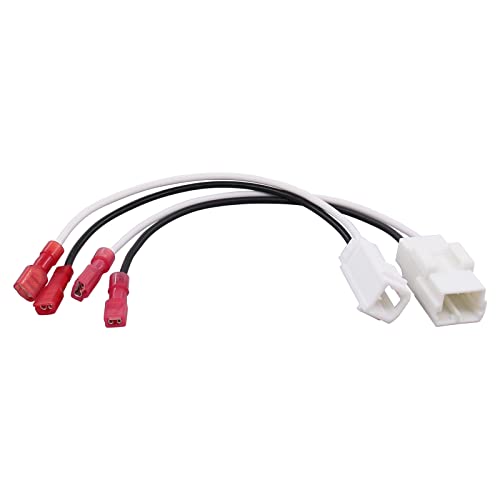 NewYall 6Pcs Dash Tweeter Door Speaker Wire Harness Adapter for Wrangler