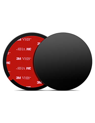 VICSEED 3M VHB Sticky Adhesive Pad Replacement for Dashboard/Dash Cam Suction Cup Mount, 80 mm/3.15" Circle Double Sided