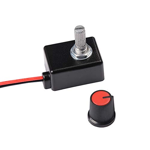 DC 0/1-10V LED Dimmer Knob Controller Rotary Mini Switch PWM Dimming for Dimmable Interior Lighting Spotlight Grow Lamp LED Driver