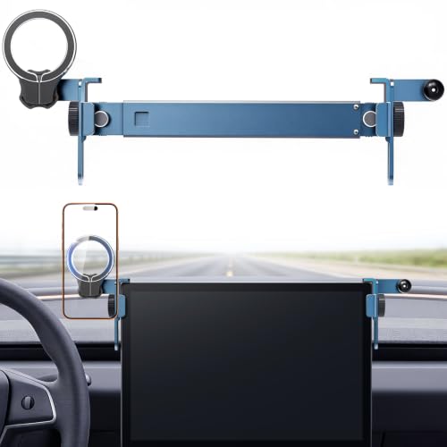 Magnetic Phone Mount for Tesla Model 3/Y Center Screen, Holder for MagSafe