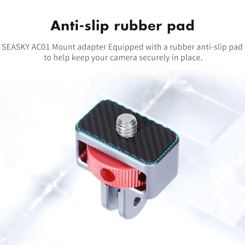 SEASKY AC01 1/4-20 Action Camera Mount Adapter for Gopro to Insta360 X6 X5