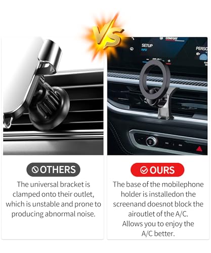 Car Phone Holder for 2025-2026 BMW X3/X3M,2024-2025 X5/X5M/X6,2023-2026 X7 - size: for 2025-2026 X3/ 2024-2025 X5/X6 /2023-2026 X7