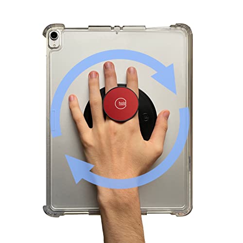 G-Hold - Comfort Tablet Holder Works with Any Device, Universal, Ergonomic, Rotating, Folds Flat and Adjustable (Red) - color: Red