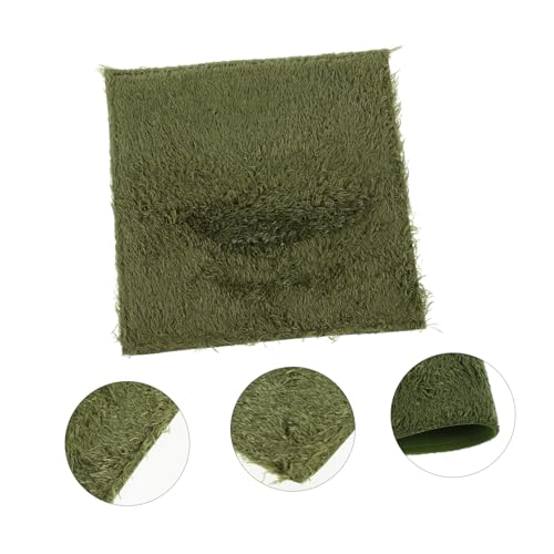 Supple Reptile Terrarium Carpet Mat for Lizards Tortoise Bedding Substrate Liner Moisture Retentive Breathable Reusable Pet Cage Mat for Desert and Tropical Habitats