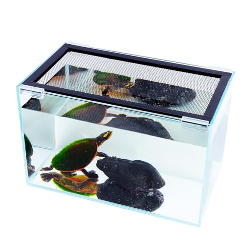 Easy Install DIY Fish Tank Lid, Adjustable Mesh Aquarium Lid, Anti-Jump Hood Cover for 2/5/10/20 Gallon Tanks, Washable & Custom Fit Top Up to 36"x18"