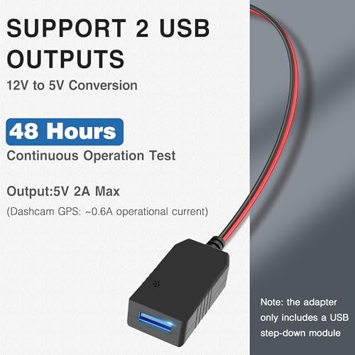 DashCam Power Adapter,(10P TypeB) Compatible with Select Toyota and Lexus