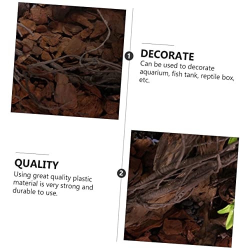 1pack Reptiles Box Pine Bark Landscaping Material Pack of Fine Polished Adornment for Terrarium Decor Safe for Reptiles Adds Natural Beauty to Habitat Present for Enthusiasts