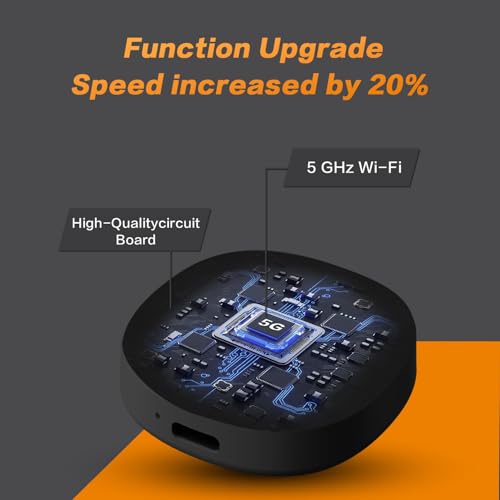 KALOS Android Auto Wireless Adapter,Convert Factory Wired to Wireless,Instant Connection,Plug & Play, Auto-Connect,Compatible with Android 11+ & Cars from 2015