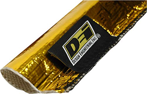 Design Engineering Heat Sheath Gold – 1-1/4" I.D. x 36" - size: 1-1/4" I.D. x 36"