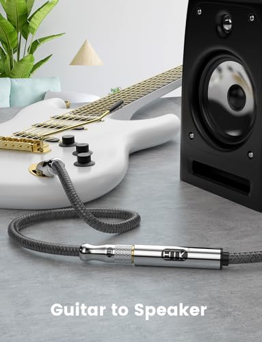 EMK 1/4" to 3.5mm Extension Cord for Headphone Guitar Amp 8Ft - size: 8 Feet, style: 1/4 inch Extension Cable
