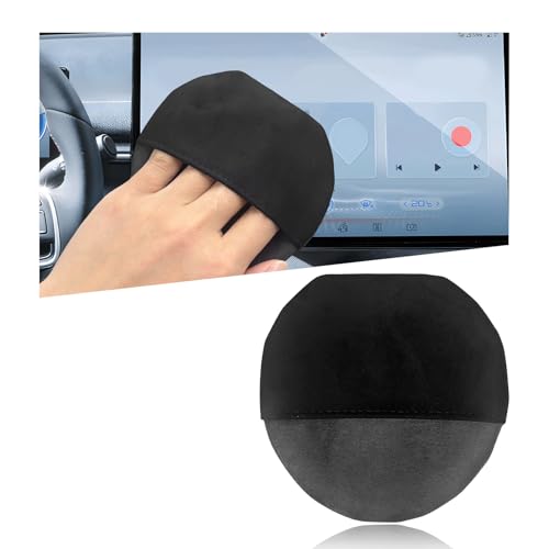 Ohleats Car Screen Cleaner, Microfiber Cleaning Pad - color: Round,1Pcs