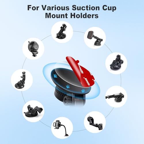 Adhesive Sticky Pad for Car Phone Mount - Double Sided Phone Holder Mounting Tape Replacement, Heavy Duty Clear Glue Pads for Magnetic Dashboard Dash Mount Stickers (2.76“ / 70mm) - size: 2.76“ / 70mm