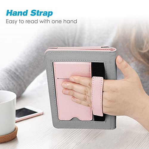 Fintie Stand Case for 6" Kindle Paperwhite 10th Gen 2018, Rose Gold - color: Rose Gold