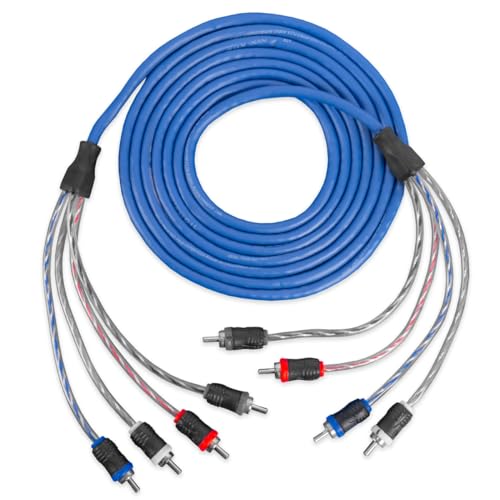 NVX 3 meters 4-Channel V-Series Car Audio RCA Interconnect Cable - 9.84 feet [XIV43] - size: 4 Channel-10 ft