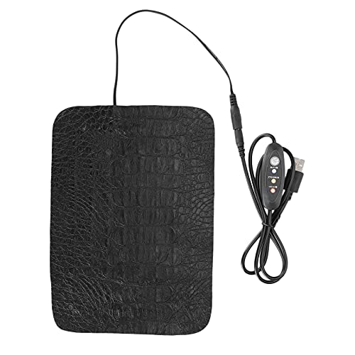 Tiiyee Reptile Heat Pad, Under Tank Terrarium Heating Mat Hermit Crab Heater Non Adhesive with Temperature Adjustment for Small Animals Turtle Tortoise Snakes Lizard Frog Gecko Amphibians Plant Warmer