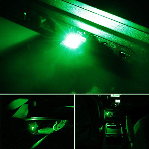 iJDMTOY USB Mini LED Car Interior Ambient Atmosphere Accent Lighting Kit - color: RGB