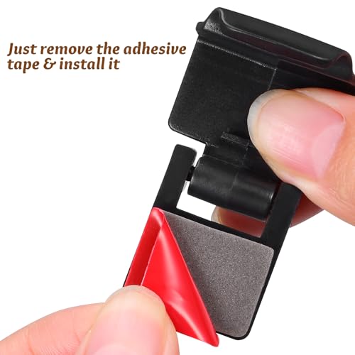 TEHAUX 6pcs Terrarium Cover Clip, Aquarium Lid Clips Reptile Screen Clamp Terrarium Lock Enclosure Fish Aquarium Screen Top Pet Tank Latch - Compatible with NOMO YL-07