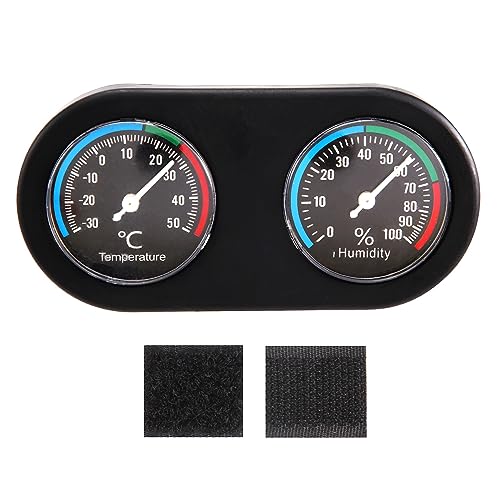 Reptile Tank Thermometer Hygrometer Temperature Humidity Monitor for Vivarium Terrarium