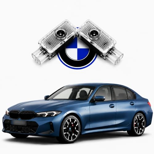 2Pcs Never Fade HD Door Light Logo Projector Compatible with BMW 1/2/3/4/5/6/7/M/X/Z/GT Series Car Accessories - color: YBD-003