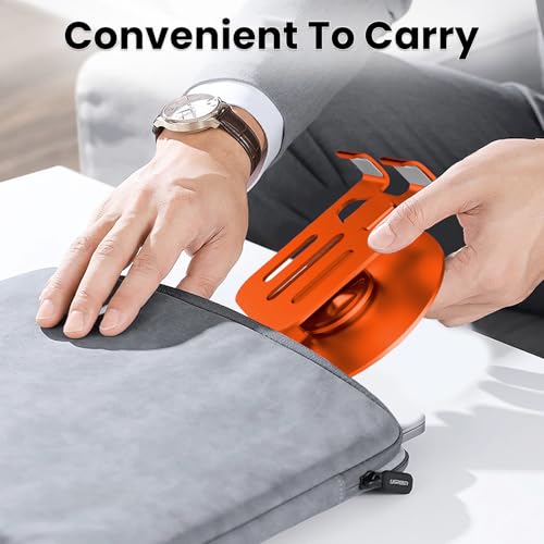 Universal Metal Cell Phone Stand, Orange - color: Orange