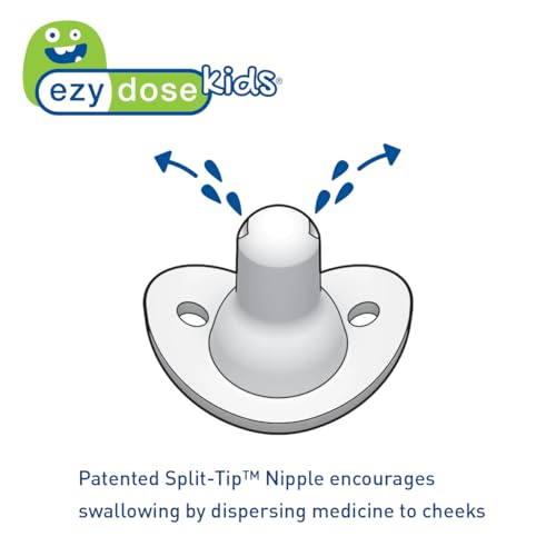 EZY DOSE Medicine Dispenser & Liquid Oral Syringe, Safe & Easy to Use, Precise Dosage for Distribution of Medication, Ideal for Liquids, Clear and Easy to Read Measurements, BPA-Free, Made in the USA - size: 10 mL + Silicone Spout