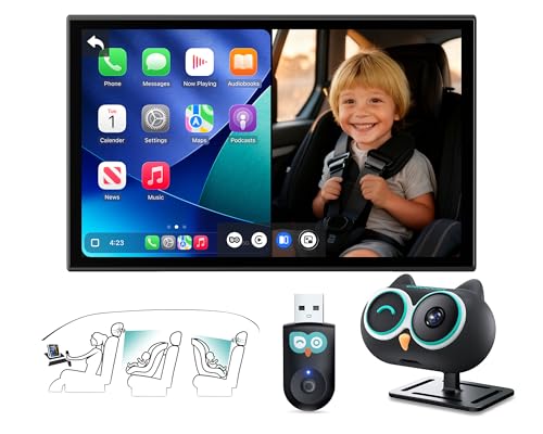 OTTOCAST Cabin Care Adapter 2026,Baby Car Camera & Wireless CarPlay Adapter
