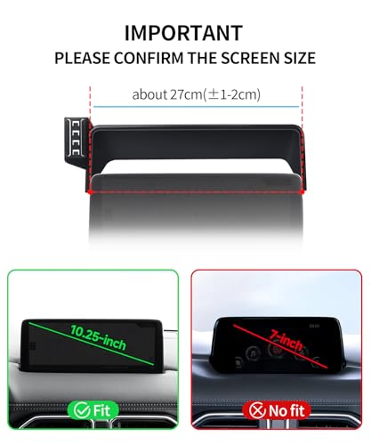 Car Phone Holder for Mazda CX-5 2021-2025 / CX-9 2021-2023, 10.25" Screen - size: for 2021-2025 CX-5/2021-2023 CX-9 (10.25-Inch)