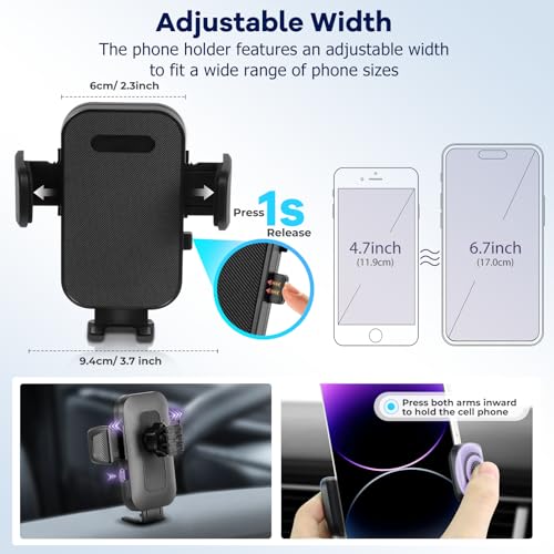 Car Phone Holder Fit for Mazda CX5 2021-2025 Accessories Dashboard Organizer with Cell Phone Mount 10.25-inch, Cell Phone Automobile Cradles Hands-Free 360 Degree Rotation - size: 2021-2025 Mazda CX5