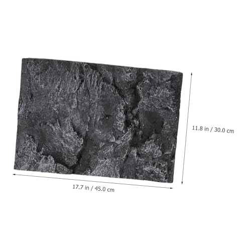 VOSAREA 3D Natural Background Reptile Tank Decoration Panel PVC Reptile Cage Decorative Panel
