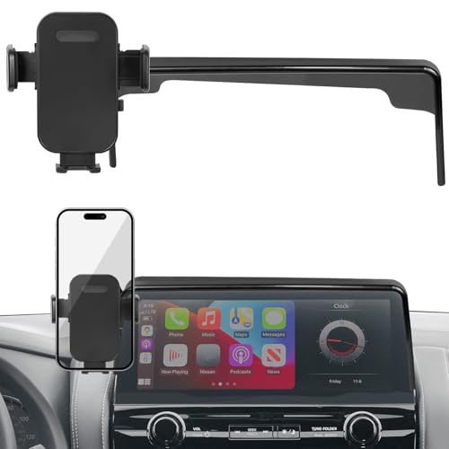 Car Phone Holder Compatible with 2021-2024 Armada & 2022-2024 QX80 12.3-inch Screen Auto Interior Accessories Decoration Mobile Cell Phone Mount Bracket with Hands-Free & 360°Rotation - size: Compatible with Armada 2021-2024 & QX80 2022-2024