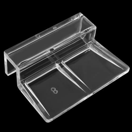 12 Pack Aquarium Lid Clips DIY Aquarium Lid Holder Clear Acrylic Fish Tank Support 8MM Aquarium Glass Holder(8MM) - size: 8MM