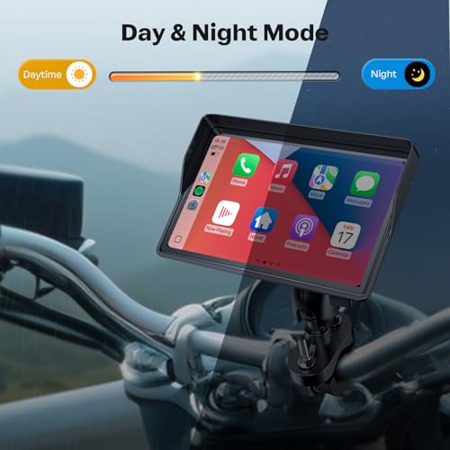 WonVon Upgraded 5" Motor CarPlay GPS Navigation with TPMS - color: 5 Inch+TPMS+Dual Cam