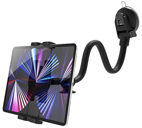 Dashboard Windshield Car Tablet Mount - 13 inch Flexible Gooseneck Arm