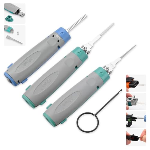 JRready Upgraded Pin Removal Tool Kit for Weather Pack&Metri-Pack Series Connector Terminals Extraction and Depinning Tool with DRK 785084 AMP 1.5mm Removal Tool JRconDRK15A03-01 - size: Upgraded ST5211 JRcon Series