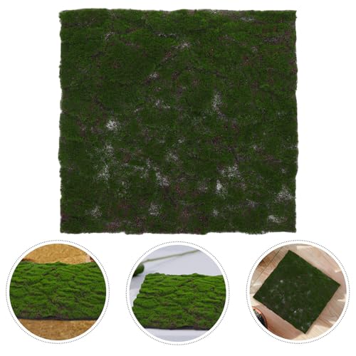 TOYANDONA Artificial Moss Grass Turf Mat 30x30cm Faux Moss Carpet for Home Garden Wedding Decor Reptile Terrarium Indoor Outdoor Artificial Greenery