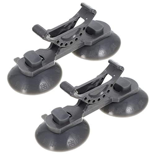 Generic 2pcs Fish Bracket Pump Small Fish Aquarium LED LED Bracket Accessories Terrarium Lamp Hanger for Cz Plastic Grey