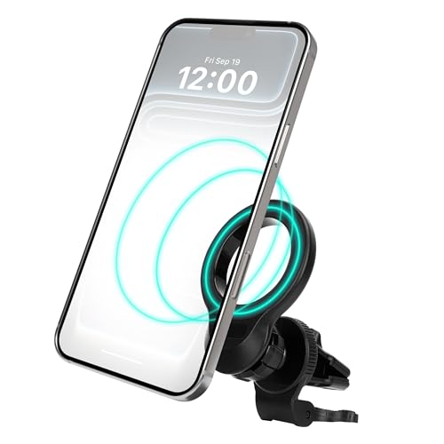 iHome Air Vent Clip Car Mount, 360° Rotation, Secure Fit, Adjustable Grip (Magnetic Air Vent) - style: Magnetic Air Vent