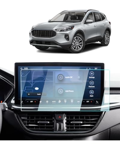 2023-2025 2026 Escape Screen Protector -For Ford Escape (ST-Line Elite/Platinum/Plug-in Hybrid/ST-Line Select/ST-Line/Active) 13.2 Inch Touchscreen, 2025 2026 Escape Accessories 9H Tempered Glass Cover