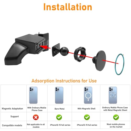 for Toyota Tundra Phone Holder 2022-2024 for Air Vent,Black - size: 22-23 Tundra Phone Holder
