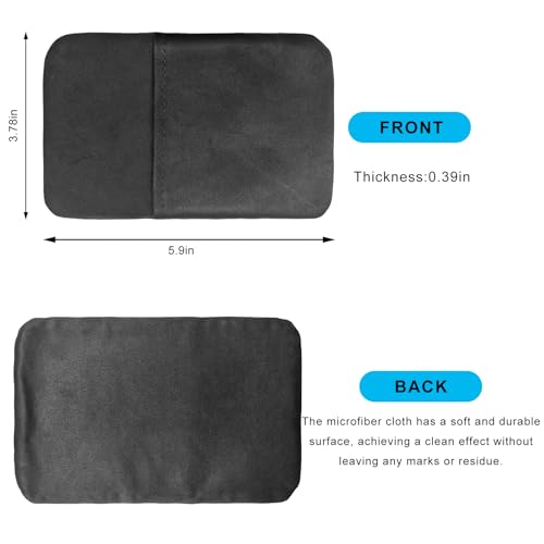 Ohleats Car Screen Cleaner, Microfiber Cleaning Pad - color: Long Square,2Pcs