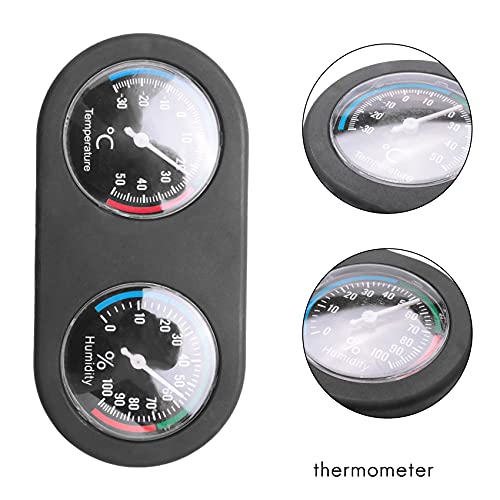 Reptile Tank Thermometer Hygrometer Temperature Humidity Monitor for Vivarium Terrarium