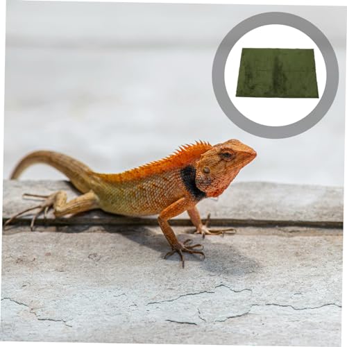 Reptile Carpet Terrarium Liner Moisture Retaining Faux Grass Mat for Snakes Tortoises and Frogs Easy-Clean Substrate for Terrariums - size: 60.00X40.00X0.50CM