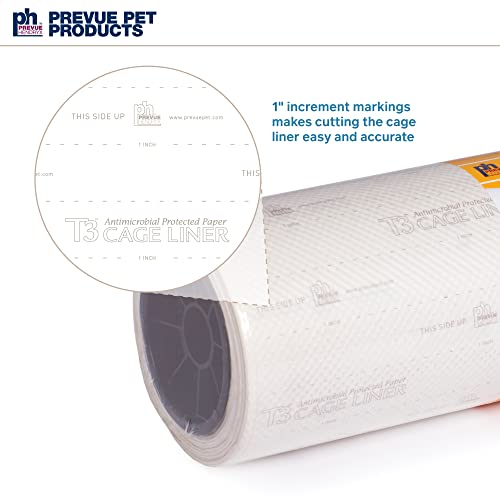 Prevue Pet Products T3 Cage Liner - Bird Cage Accessories, Odor Absorbent Protection, Universal Liner for All Birds, Fits Small, Medium, and Large Enclosures, Simplifies Cleaning - Regular Size
