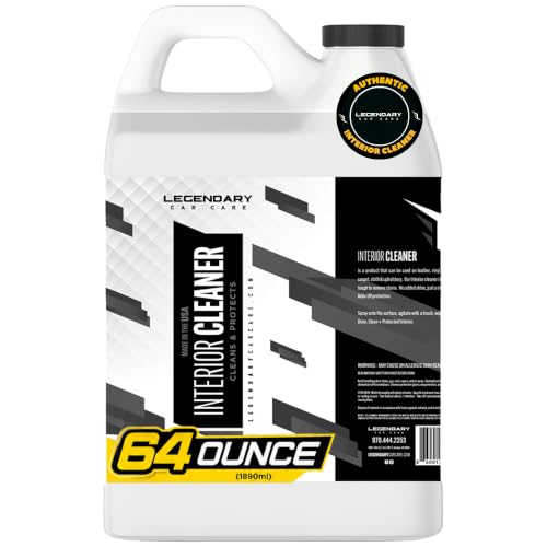 Legendary Interior Cleaner 64oz (Half Gallon) - Car Detailing Spray - size: 64 Fl Oz (Pack of 1)