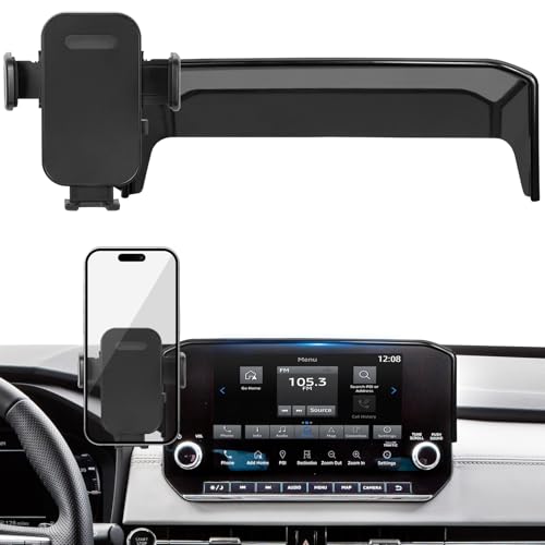 Car Phone Holder Compatible with Mitsubishi Outlander 2022-2024 & 2023-2025 Outlander PHEV 9 inch Cell Phone Mount with Hands-Free & 360°Rotation (NOT Fit 8″Screen) - size: 2022-2024 Outlander & 2023-2025 Outlander PHEV